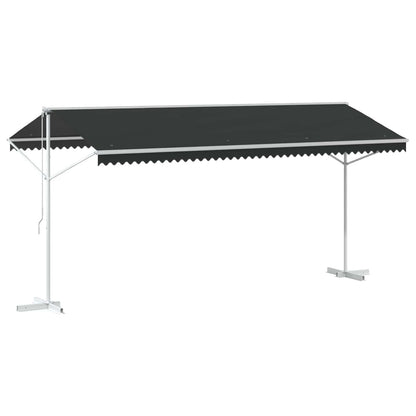Free Standing Awning Anthracite 5 x 3 m Polyester