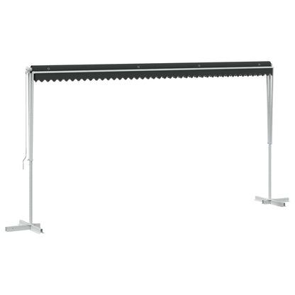 Free Standing Awning Anthracite 5 x 3 m Polyester