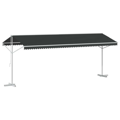 Free Standing Awning Anthracite 6 x 3 m Polyester
