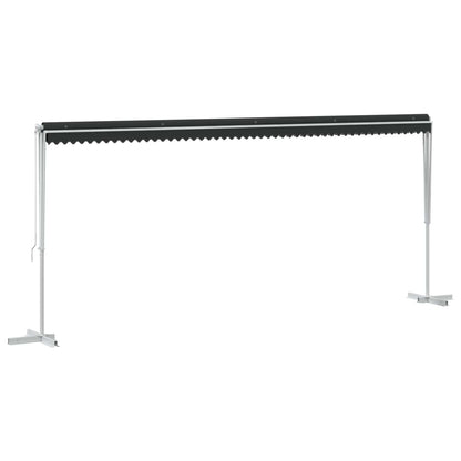 Free Standing Awning Anthracite 6 x 3 m Polyester