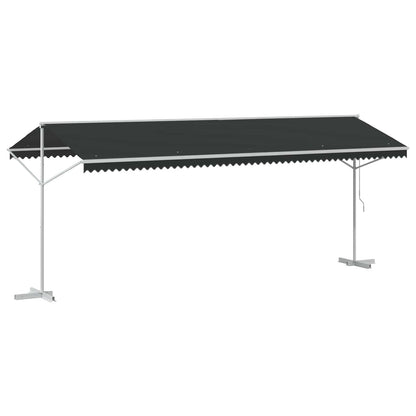 Free Standing Awning Anthracite 6 x 3 m Polyester