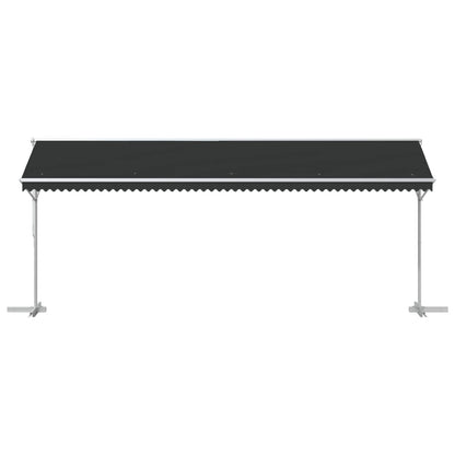 Free Standing Awning Anthracite 6 x 3 m Polyester
