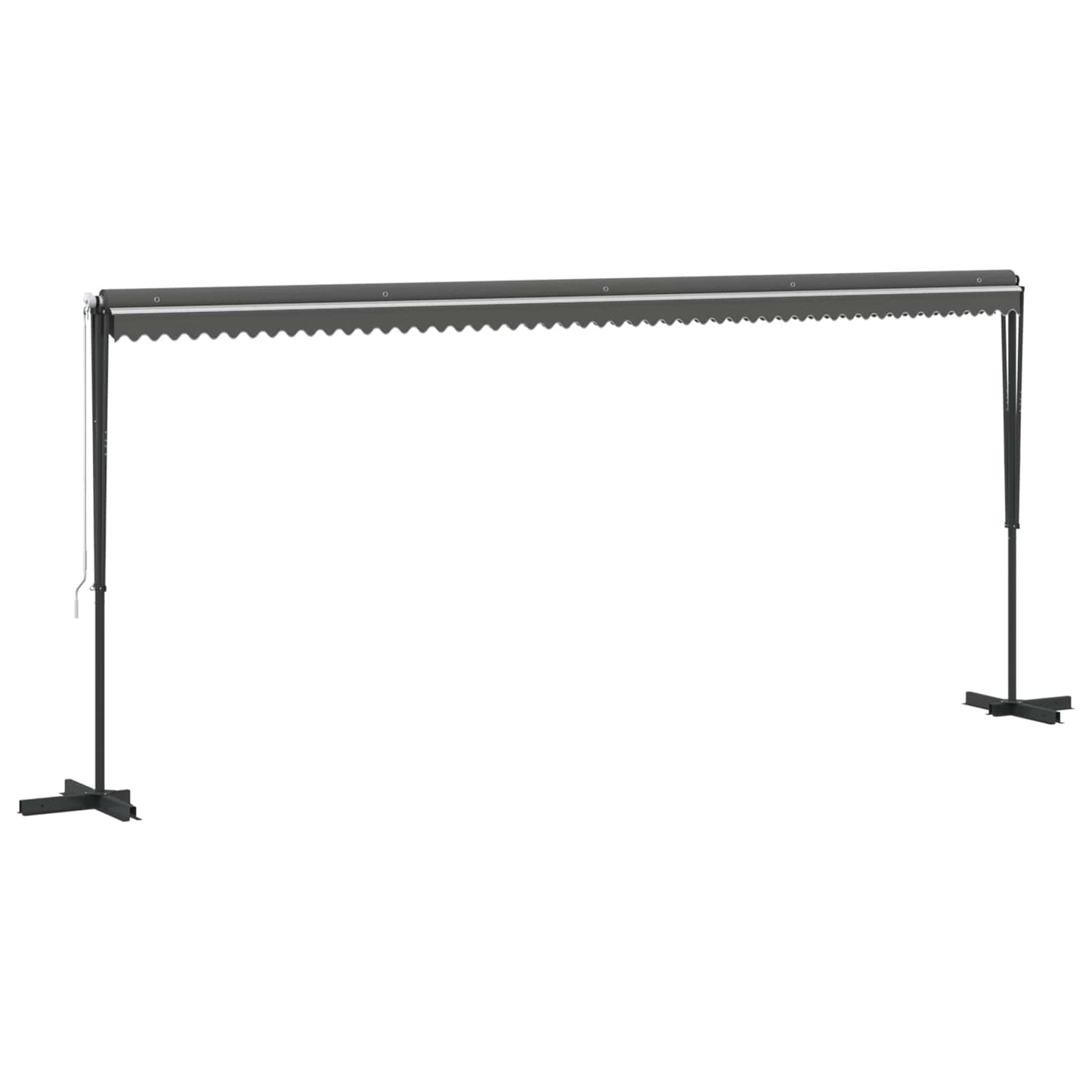 Free Standing Awning Grey 6 x 3 m Polyester