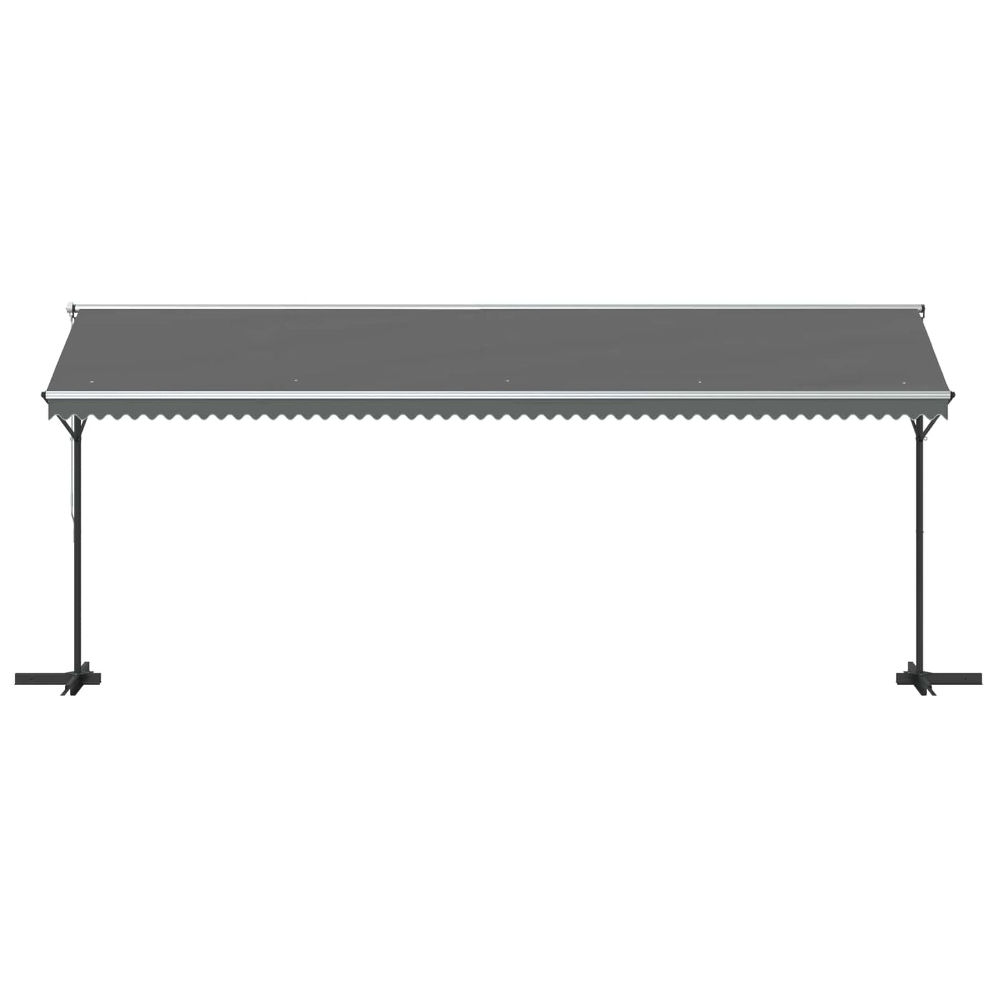 Free Standing Awning Grey 6 x 3 m Polyester