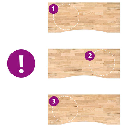 Desk with Storage White and Natural 120 x 60 cm Solid Oak Wood