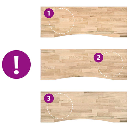 Desk with Storage Black and Natural 140 x 60 cm Solid Oak Wood