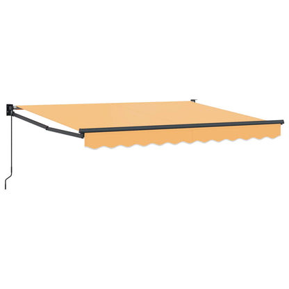 Retractable Awning Sand 3.5 x 2 m 100% Polyester and Aluminium