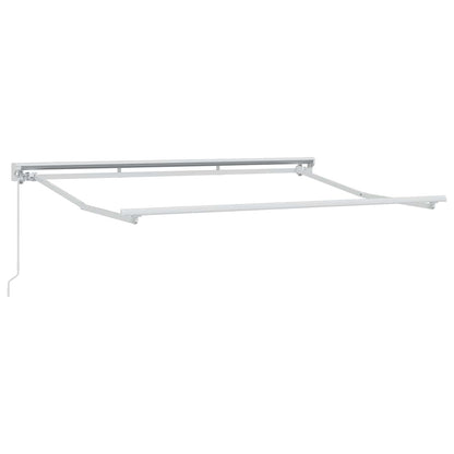 Retractable Awning Taupe 3.5 x 2 m Polyester and Aluminium