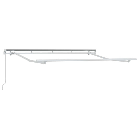 Retractable Awning 2 pcs Light Grey and White 3.5 x 2.5 m