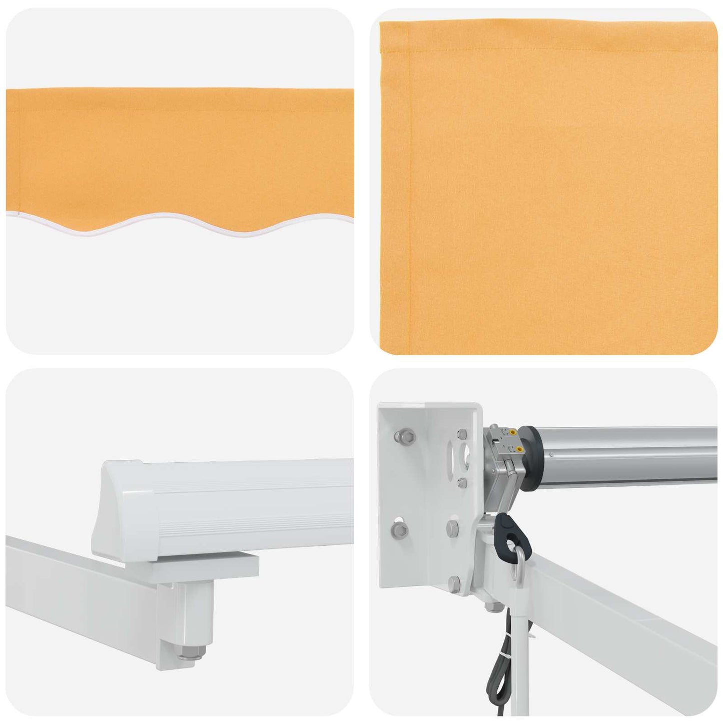 Electric Retractable Awning Sand 4 x 3 m