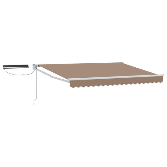 Electric Retractable Awning Taupe 4 x 3 m