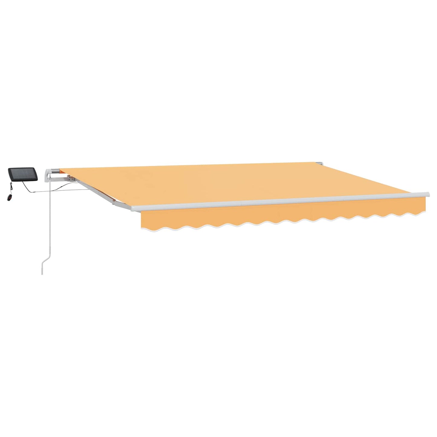 Retractable Awning Sand 500 x 300 cm Fabric and Aluminium
