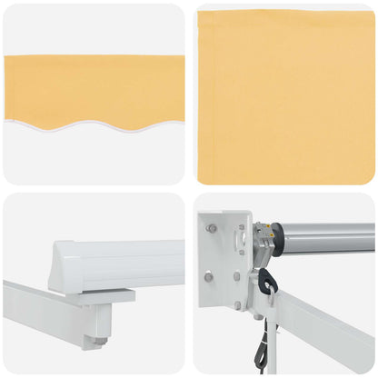 Electric Retractable Awning Sand 5 x 3 m