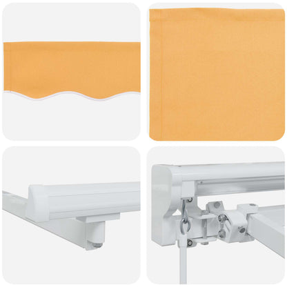 Manual Retractable Awning Sand 5 x 3.5 m