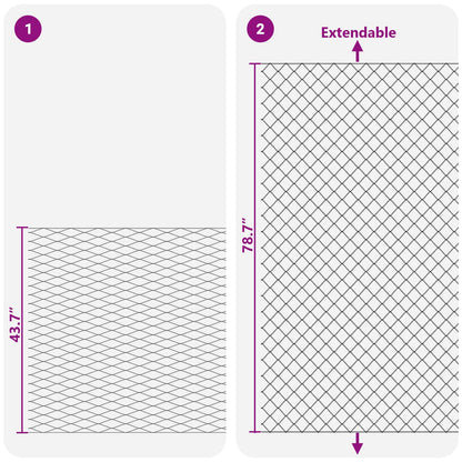 Chain Link Fence Green 2 x 10 m Steel