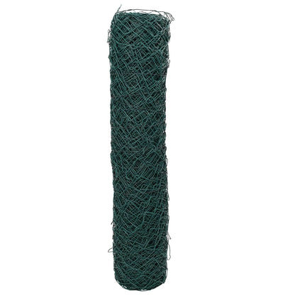 Chain Link Fence Green 2 x 20 m Steel