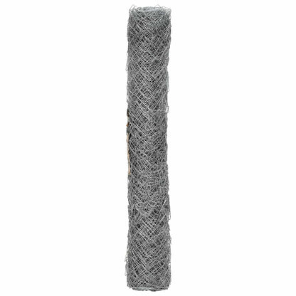 Chain Link Fence Galvanised 2 x 10 m Glass