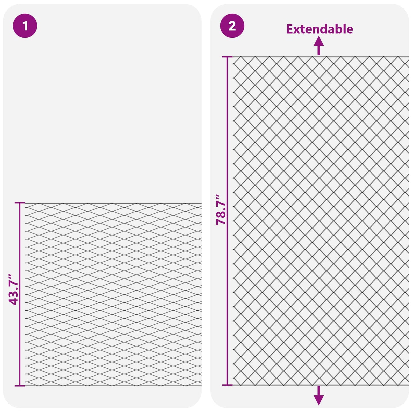 Chain Link Fence Galvanised 2 x 20 m Glass