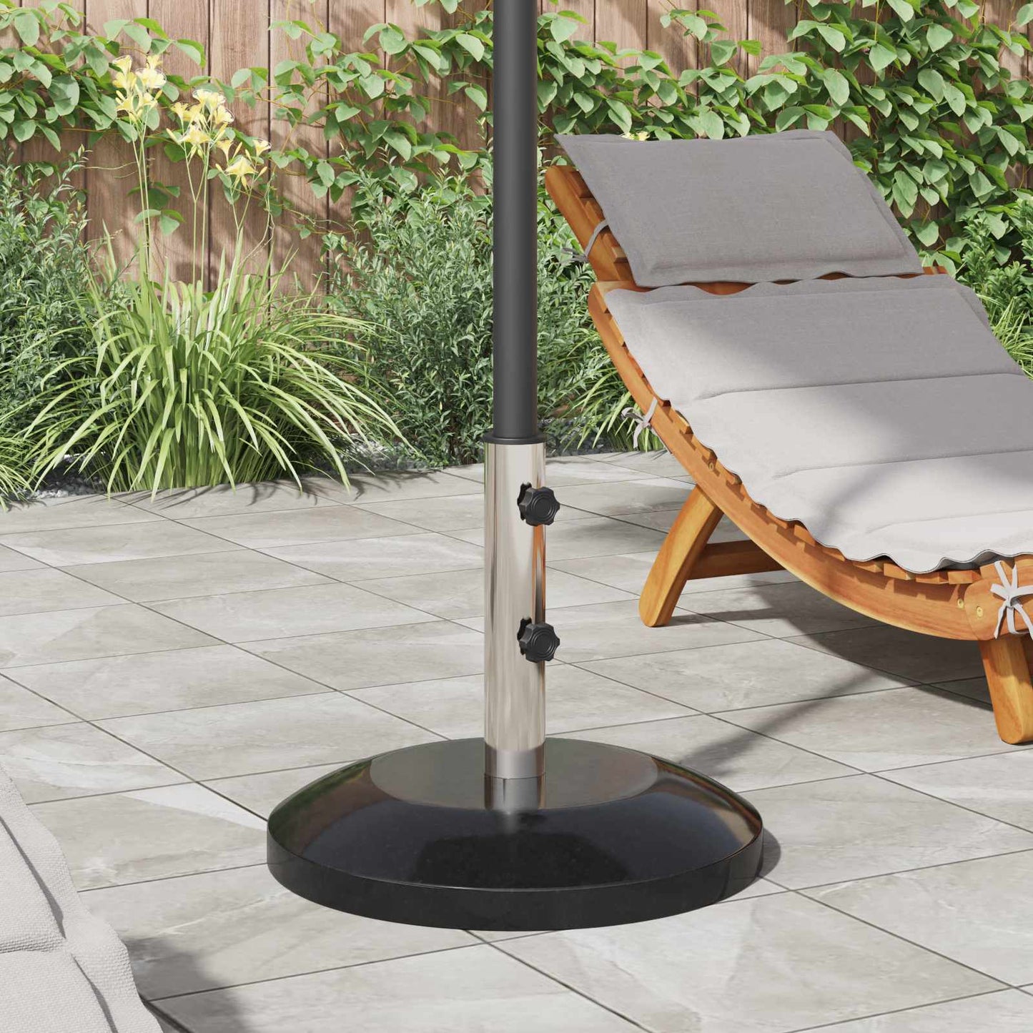 Parasol Base for 40-50 mm Pole 26.75 kg Black for 40-50 mm Pole