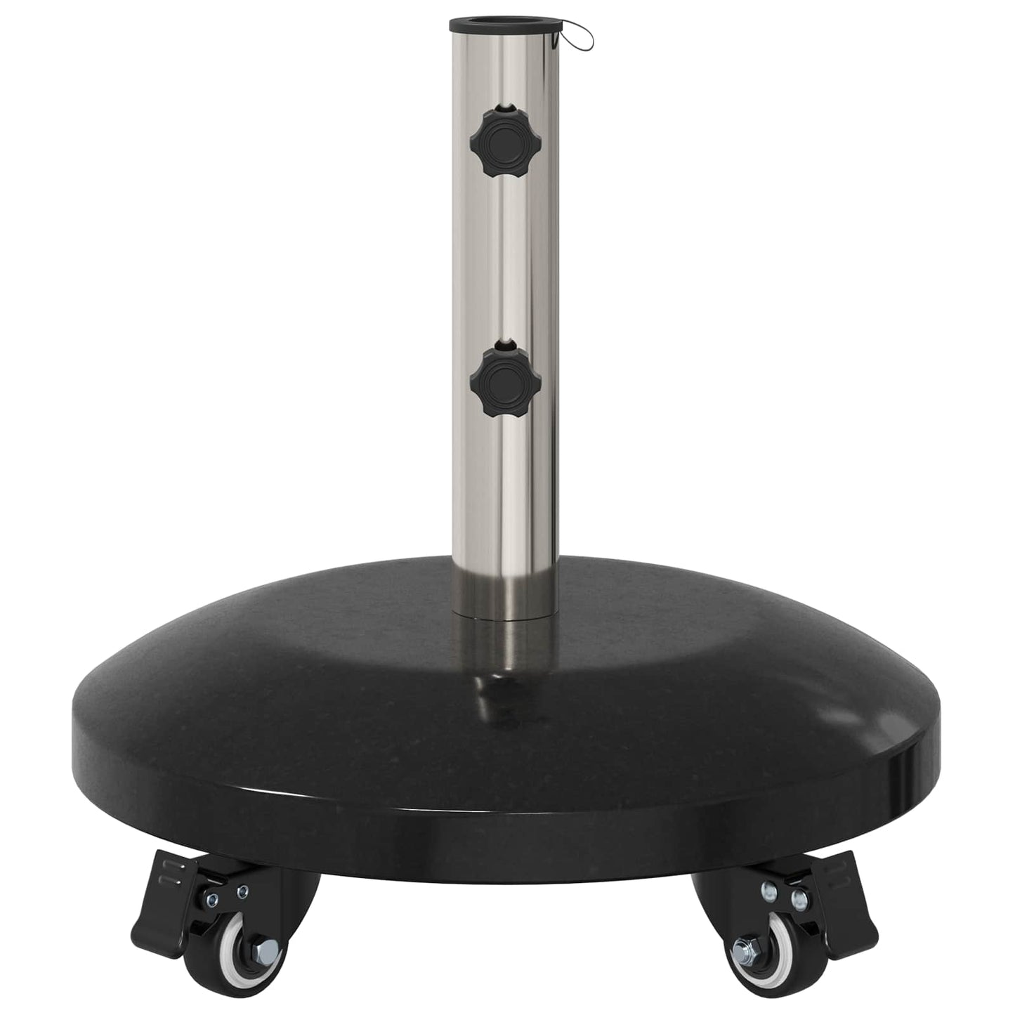 Granite Parasol Base with Wheels for 40-50 mm Pole 29 kg Black