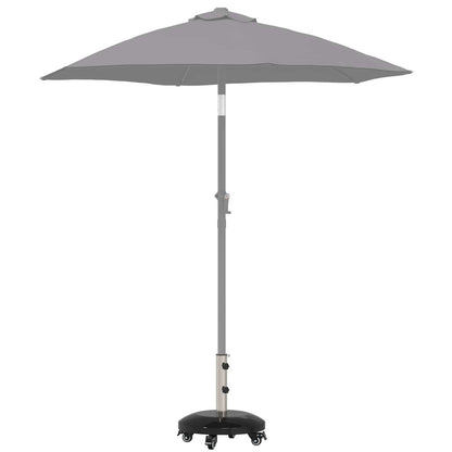 Granite Parasol Base with Wheels for 40-50 mm Pole 29 kg Black