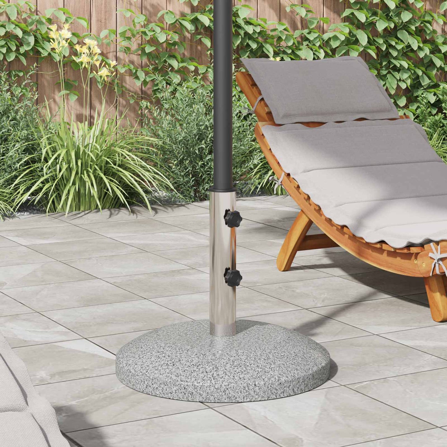 Parasol Base for 40-50 mm Pole 26.45 kg Grey for 40-50 mm Pole