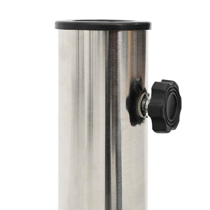 Granite Parasol Base with Wheels for 4-5 cm Pole 27.2 kg Grey