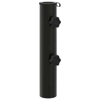 Parasol Base Tube 0.6 kg Black Iron for 40-50 mm Pole