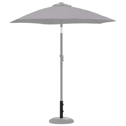 Parasol Base Tube 0.6 kg Black Iron for 40-50 mm Pole