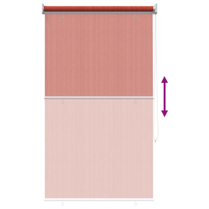 Outdoor Roller Blind 90% UV Block Terracota 80 x 140 cm HDPE