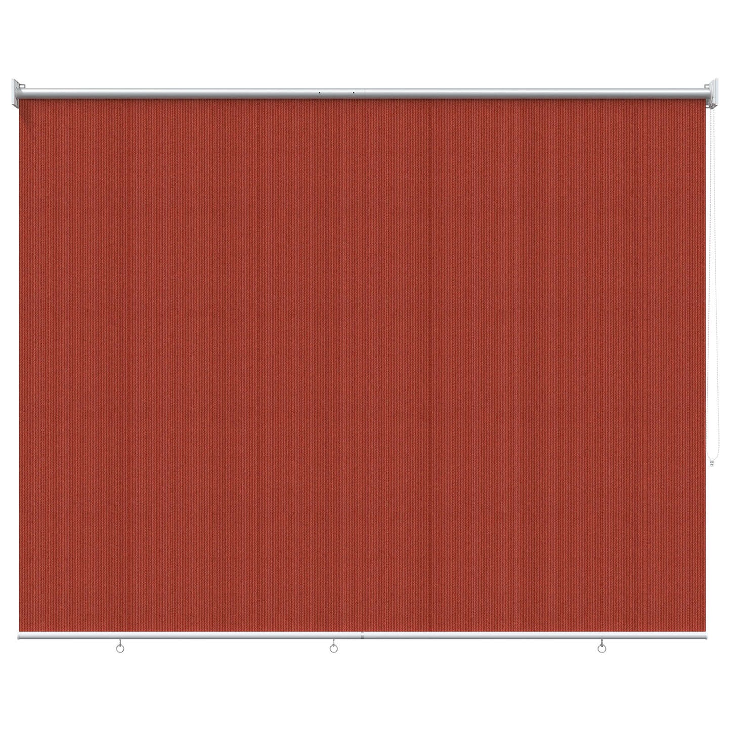 Outdoor Roller Blind 90% UV Block Terracota 120 x 140 cm HDPE