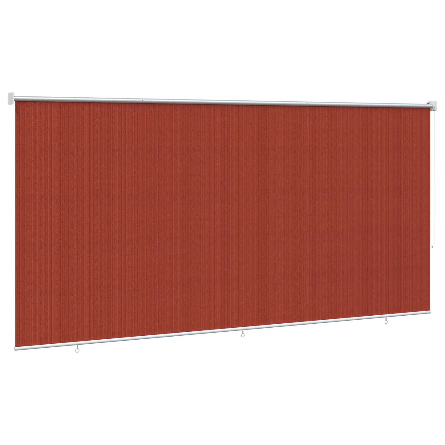 Outdoor Roller Blind 90% UV Block Terracota 300 x 140 cm HDPE