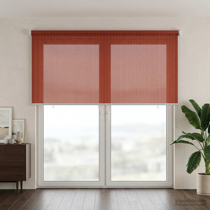 Outdoor Roller Blind 90% UV Block Terracota 160 x 230 cm HDPE