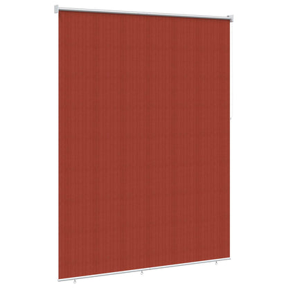 Outdoor Roller Blind 90% UV Block Terracota 180 x 230 cm HDPE