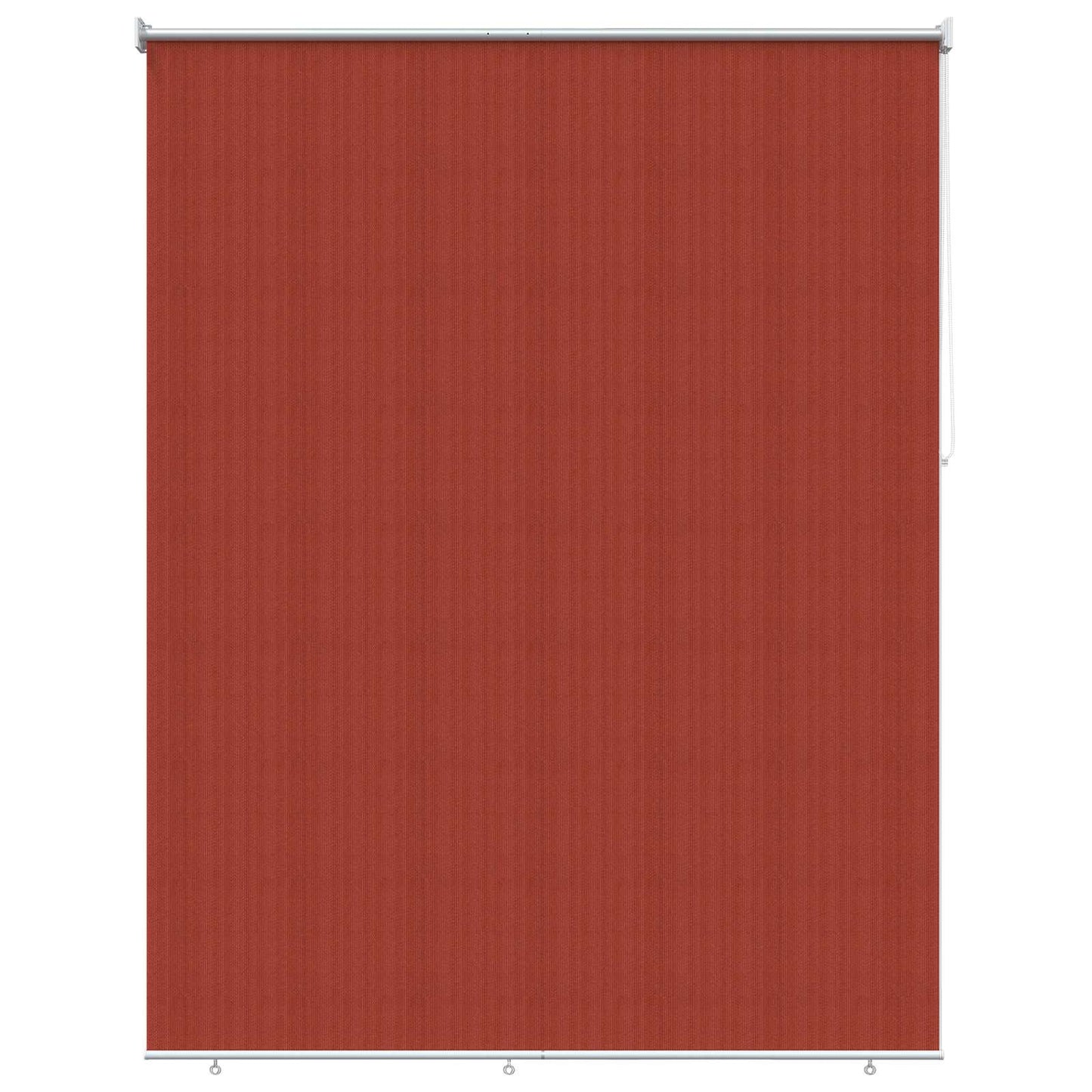 Outdoor Roller Blind 90% UV Block Terracota 180 x 230 cm HDPE