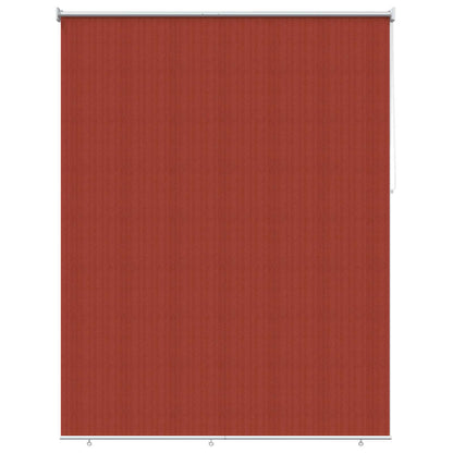 Outdoor Roller Blind 90% UV Block Terracota 180 x 230 cm HDPE