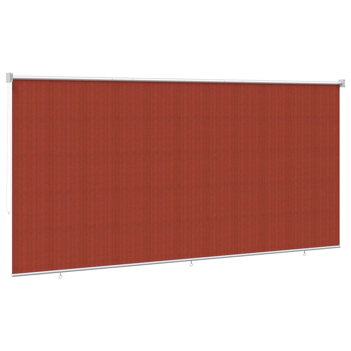 Outdoor Roller Blind 90% UV Block Terracota 240 x 230 cm HDPE
