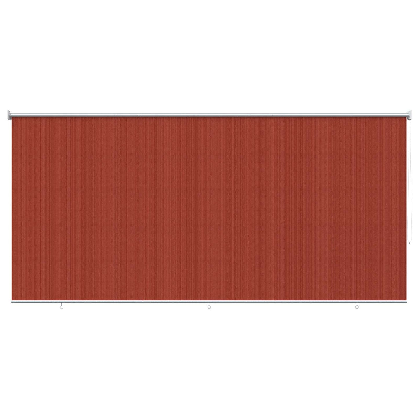 Outdoor Roller Blind 90% UV Block Terracota 400 x 230 cm HDPE