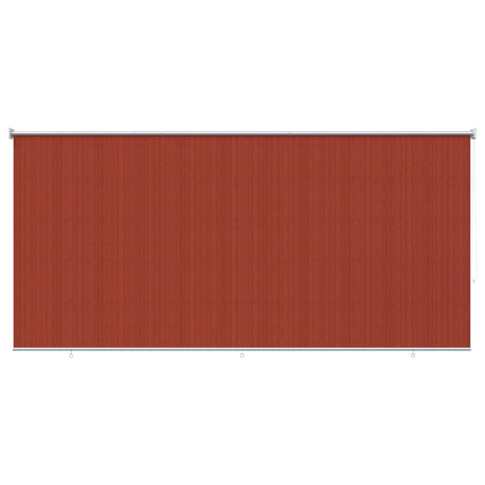 Outdoor Roller Blind 90% UV Block Terracota 400 x 230 cm HDPE
