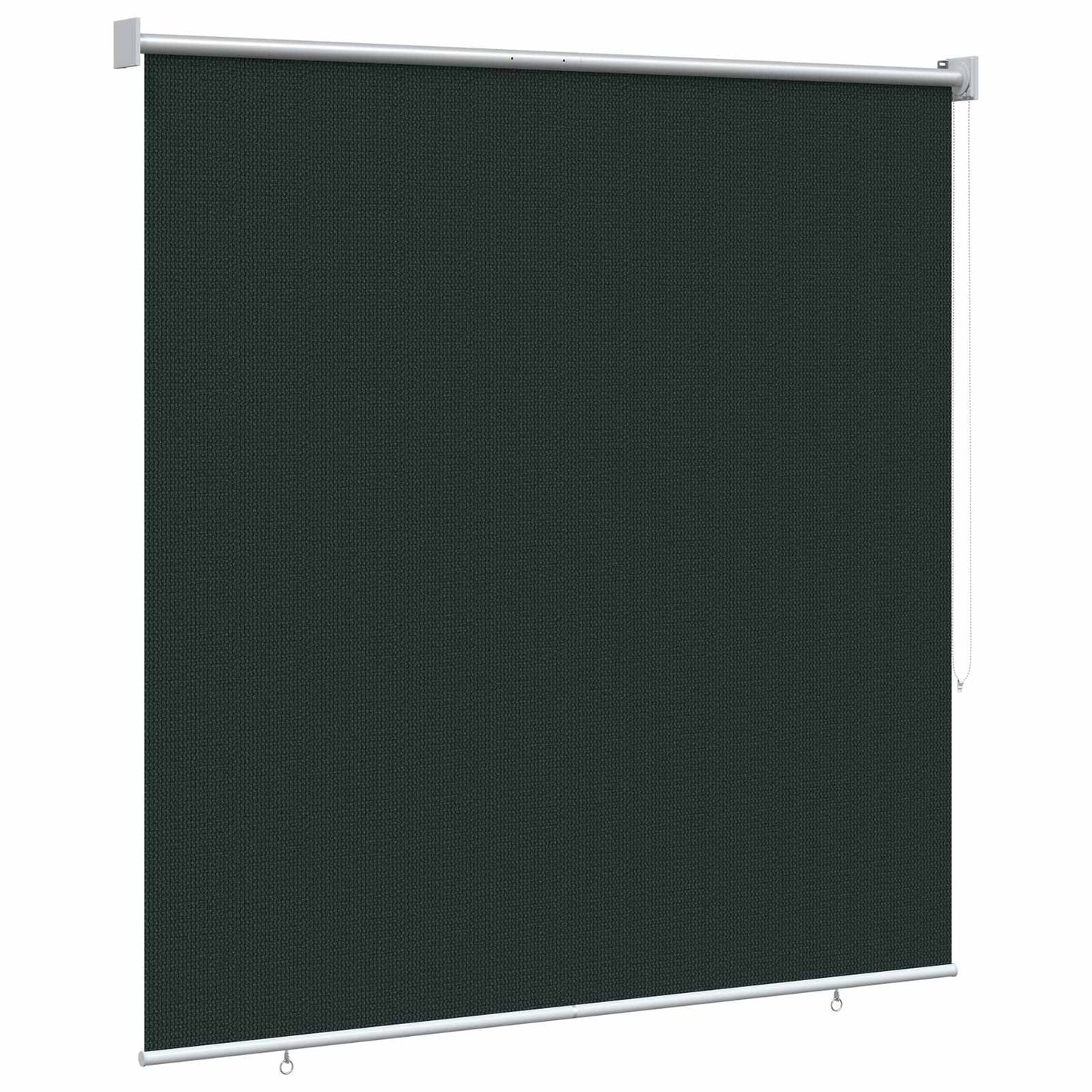 Outdoor Roller Blind 90% UV Block Dark Green 140 x 140 cm HDPE