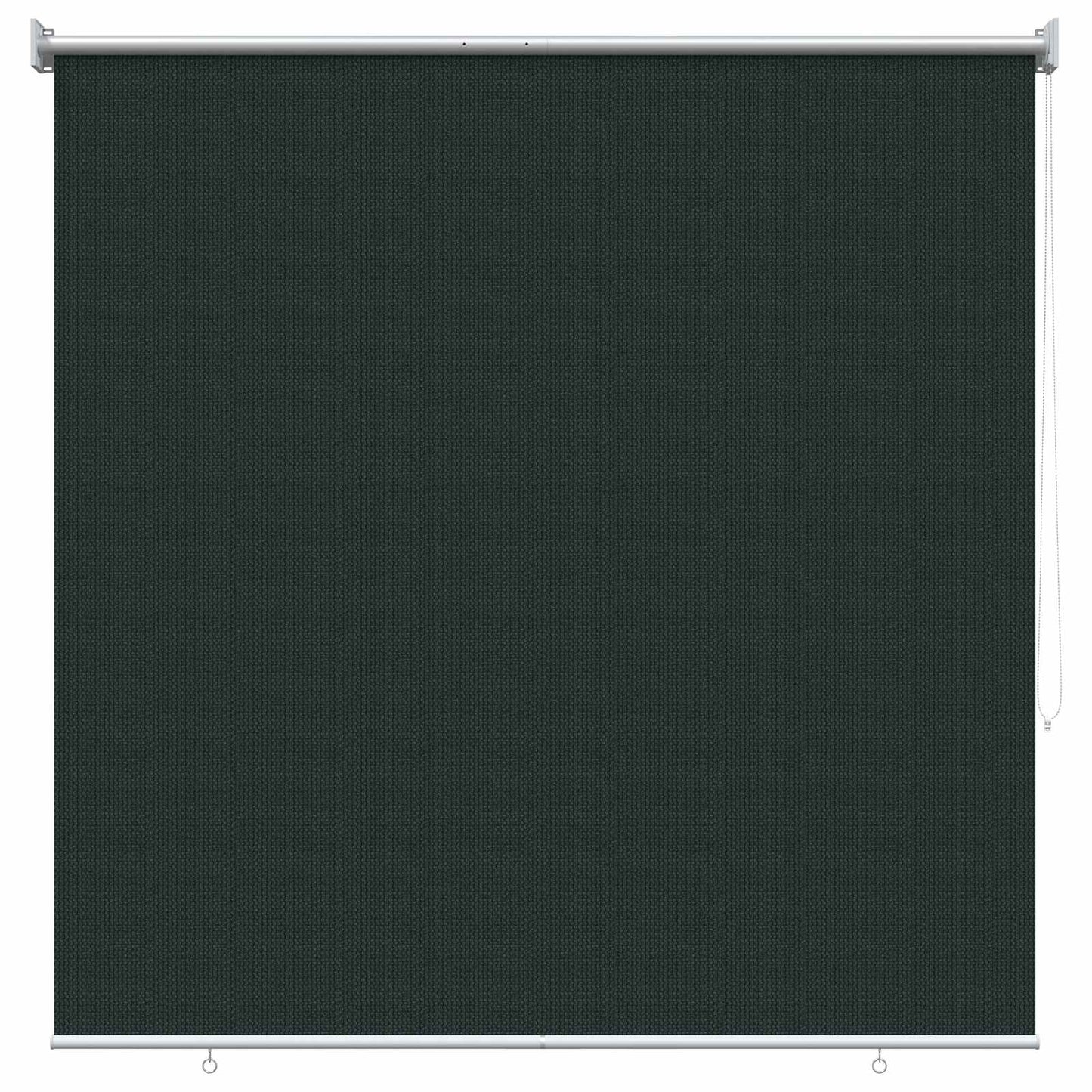 Outdoor Roller Blind 90% UV Block Dark Green 140 x 140 cm HDPE