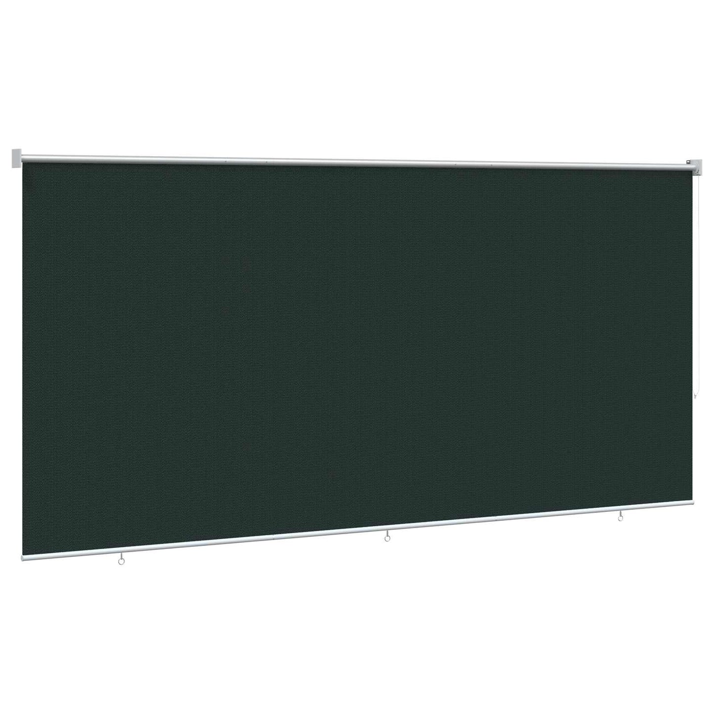 Outdoor Roller Blind 90% UV Block Dark Green 350 x 140 cm HDPE