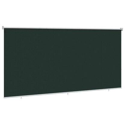 Outdoor Roller Blind 90% UV Block Dark Green 400 x 140 cm HDPE