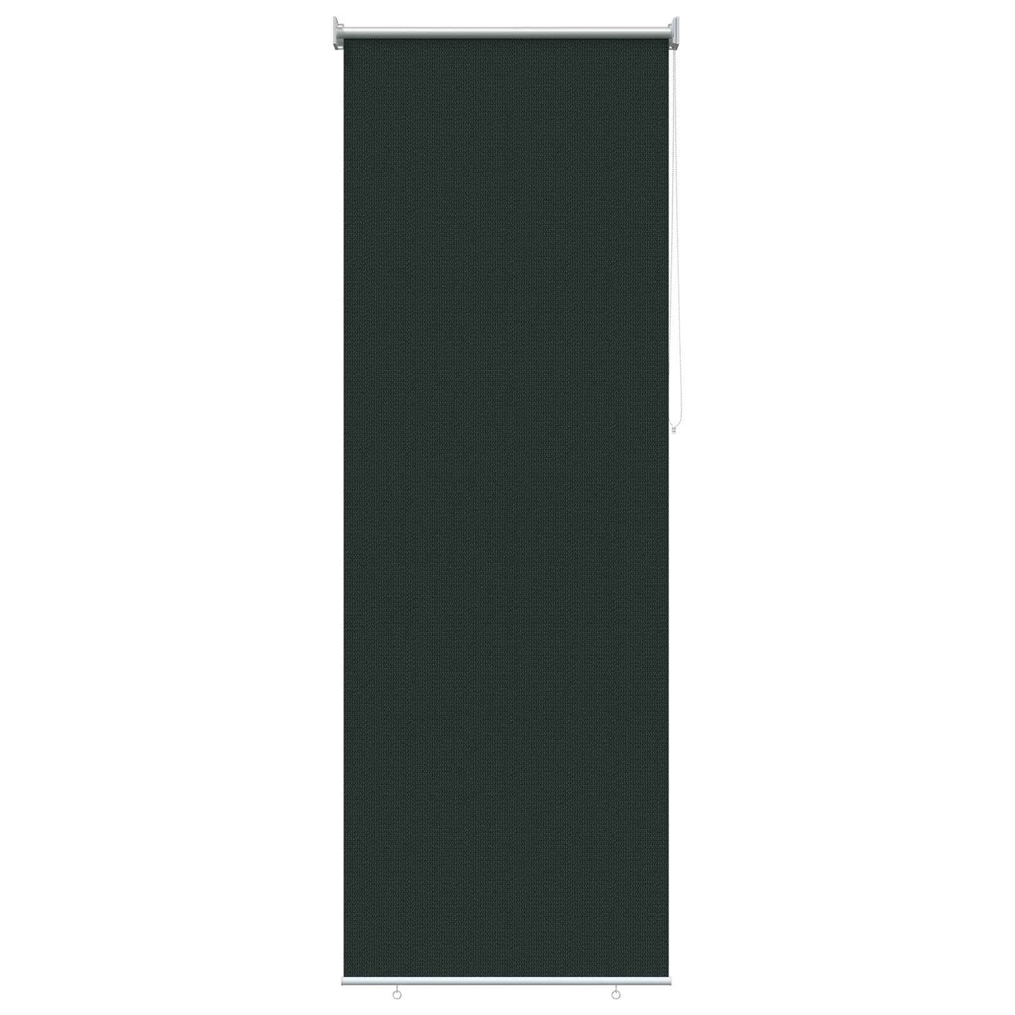 Outdoor Roller Blind 90% UV Block Dark Green 80 x 230 cm HDPE