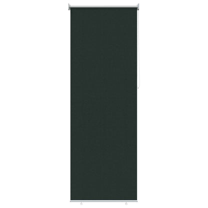 Outdoor Roller Blind 90% UV Block Dark Green 80 x 230 cm HDPE