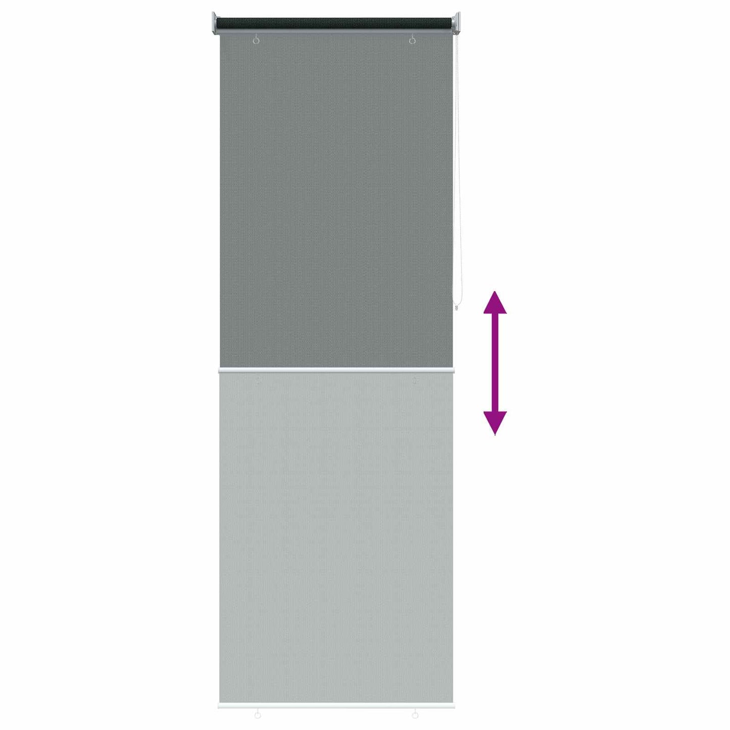 Outdoor Roller Blind 90% UV Block Dark Green 80 x 230 cm HDPE