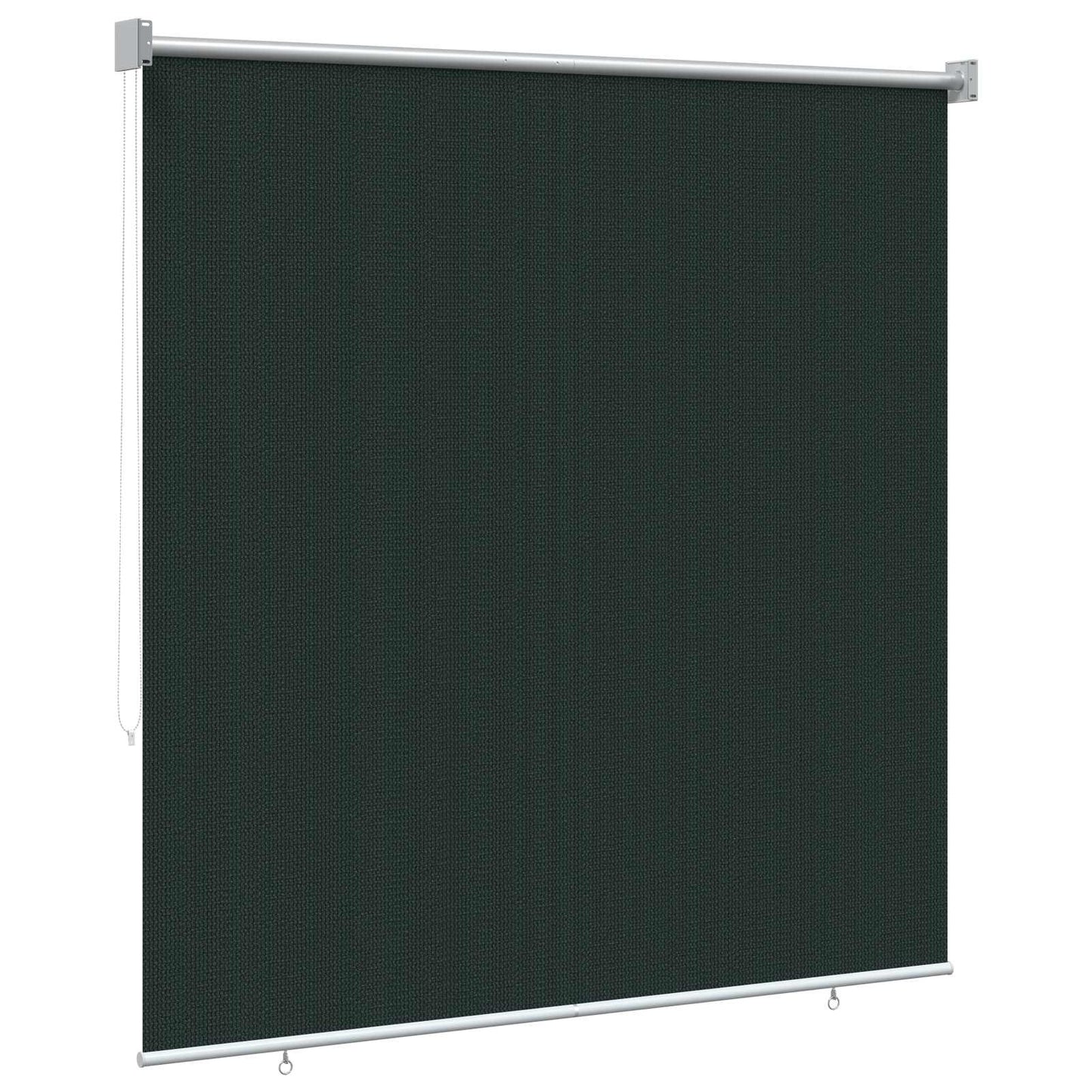 Outdoor Roller Blind 90% UV Block Dark Green 160 x 230 cm HDPE