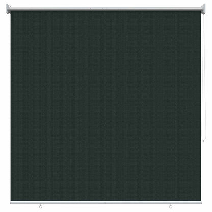 Outdoor Roller Blind 90% UV Block Dark Green 160 x 230 cm HDPE