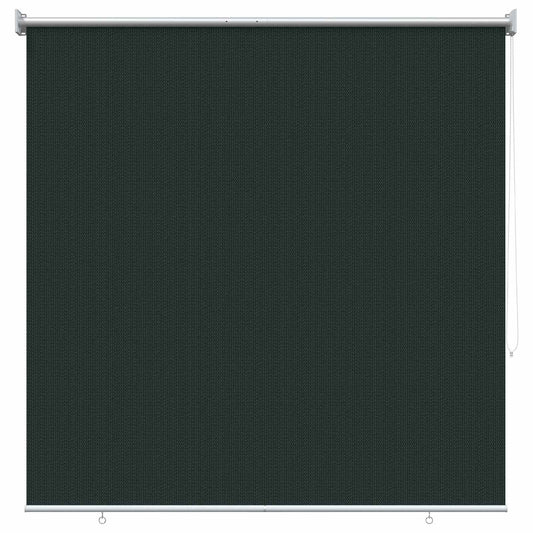 Outdoor Roller Blind 90% UV Block Dark Green 160 x 230 cm HDPE