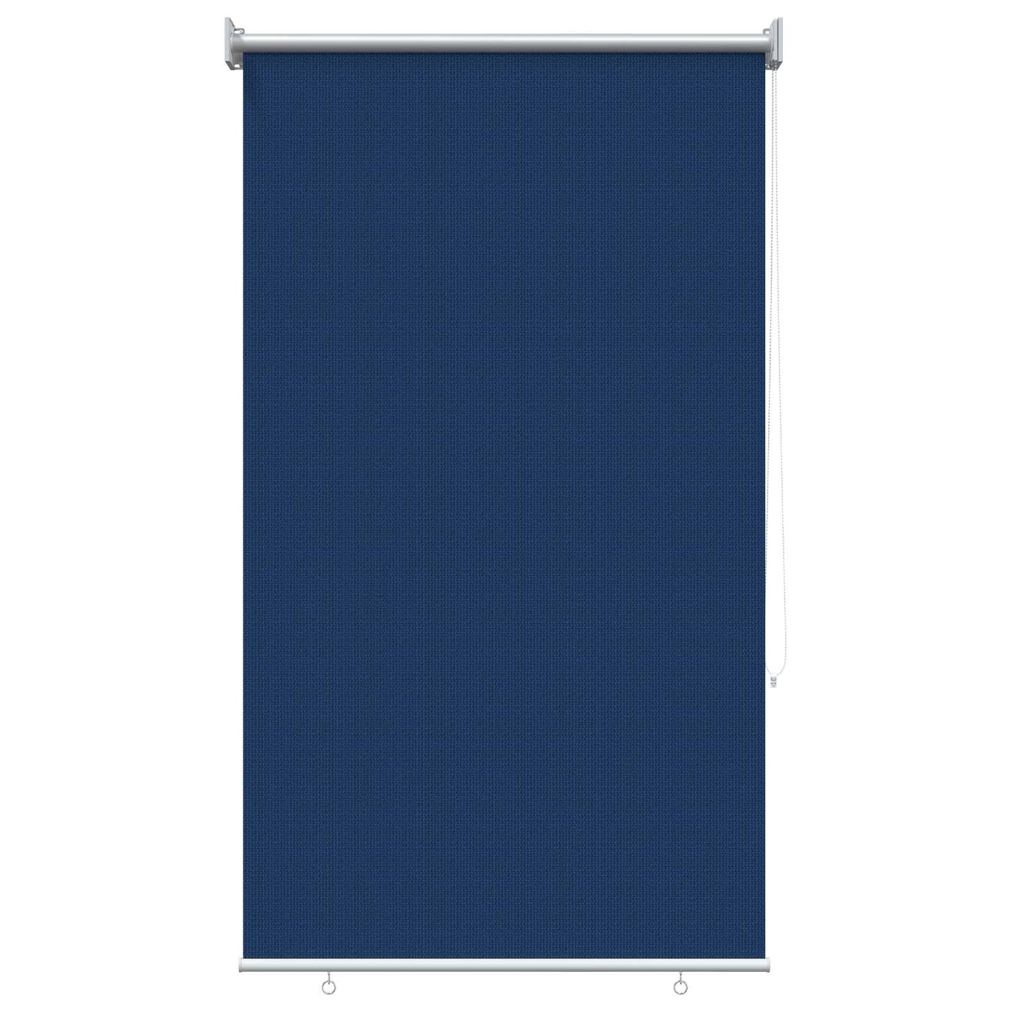 Outdoor Roller Blind 90% UV Block Blue 80 x 140 cm HDPE